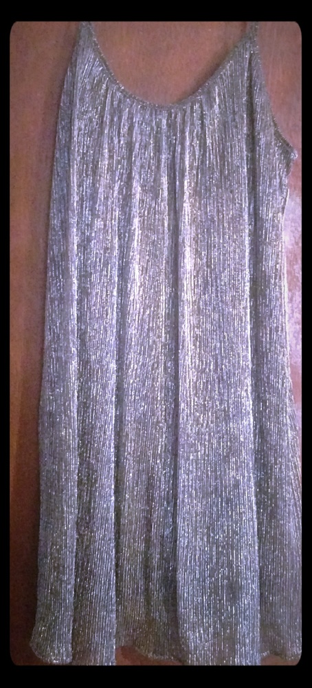 Gold flirty dress